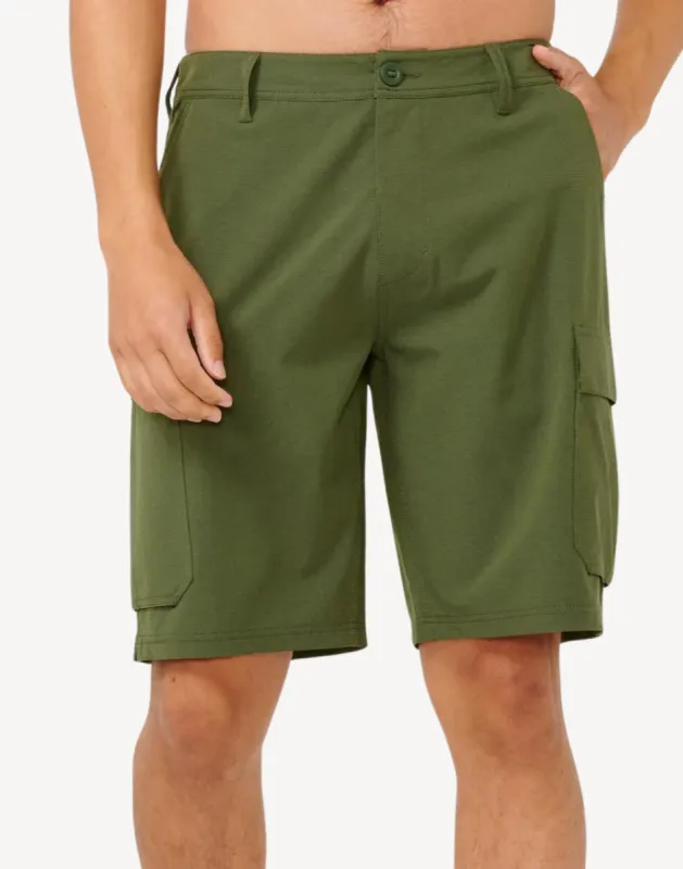 Boardwalk Classic Surf 20" Cargo Hybrid Short made by Ripcurl