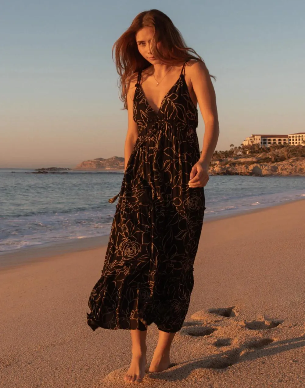 Miami Shine Tiered Midi Dress sold by swimco product image thumbnail 3