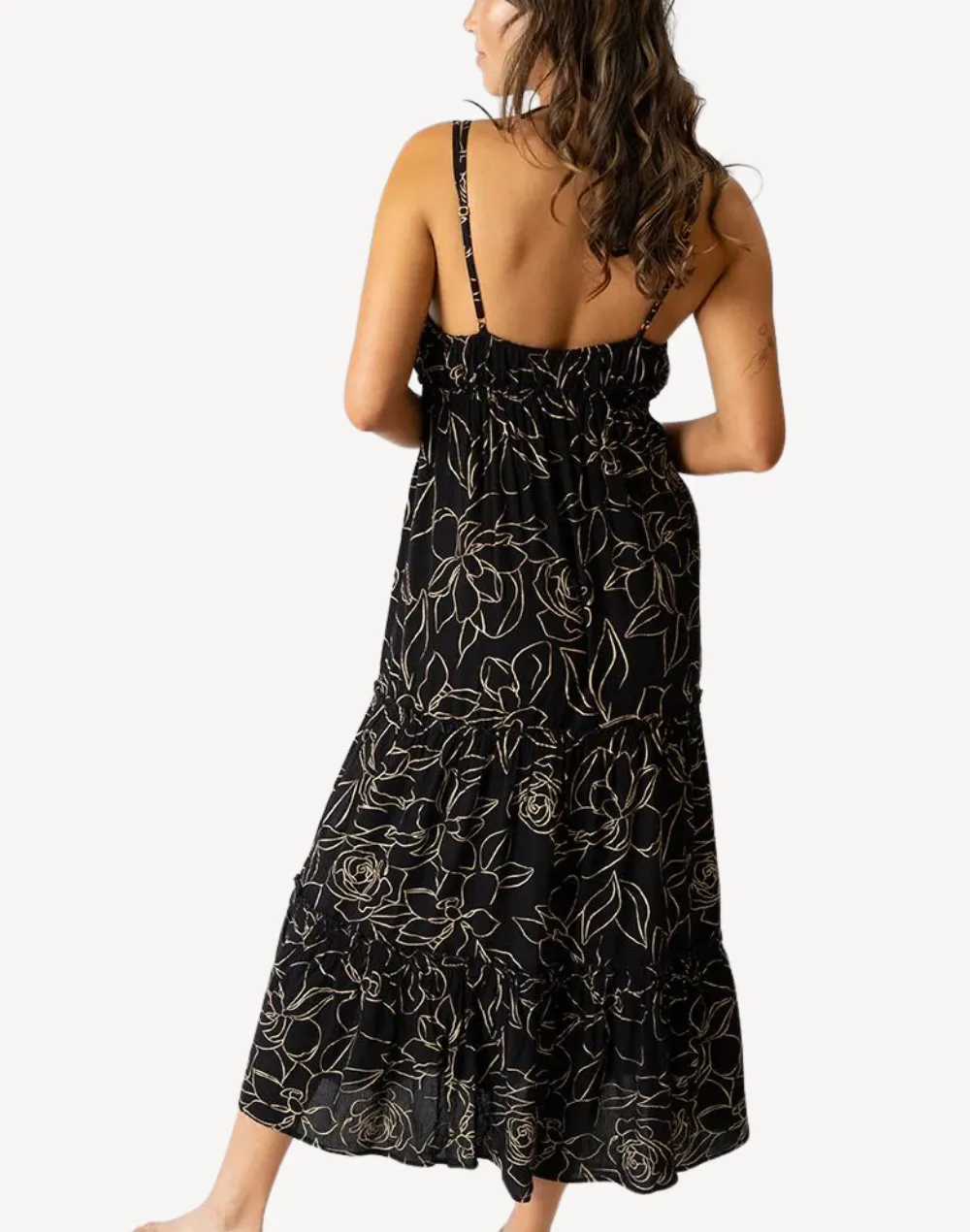 Miami Shine Tiered Midi Dress sold by swimco product image thumbnail 2