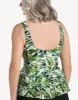 Fronds With Flair Empire Tankini Top sold by swimco