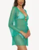 Golden Crochet Tunic Cover Up sold by swimco