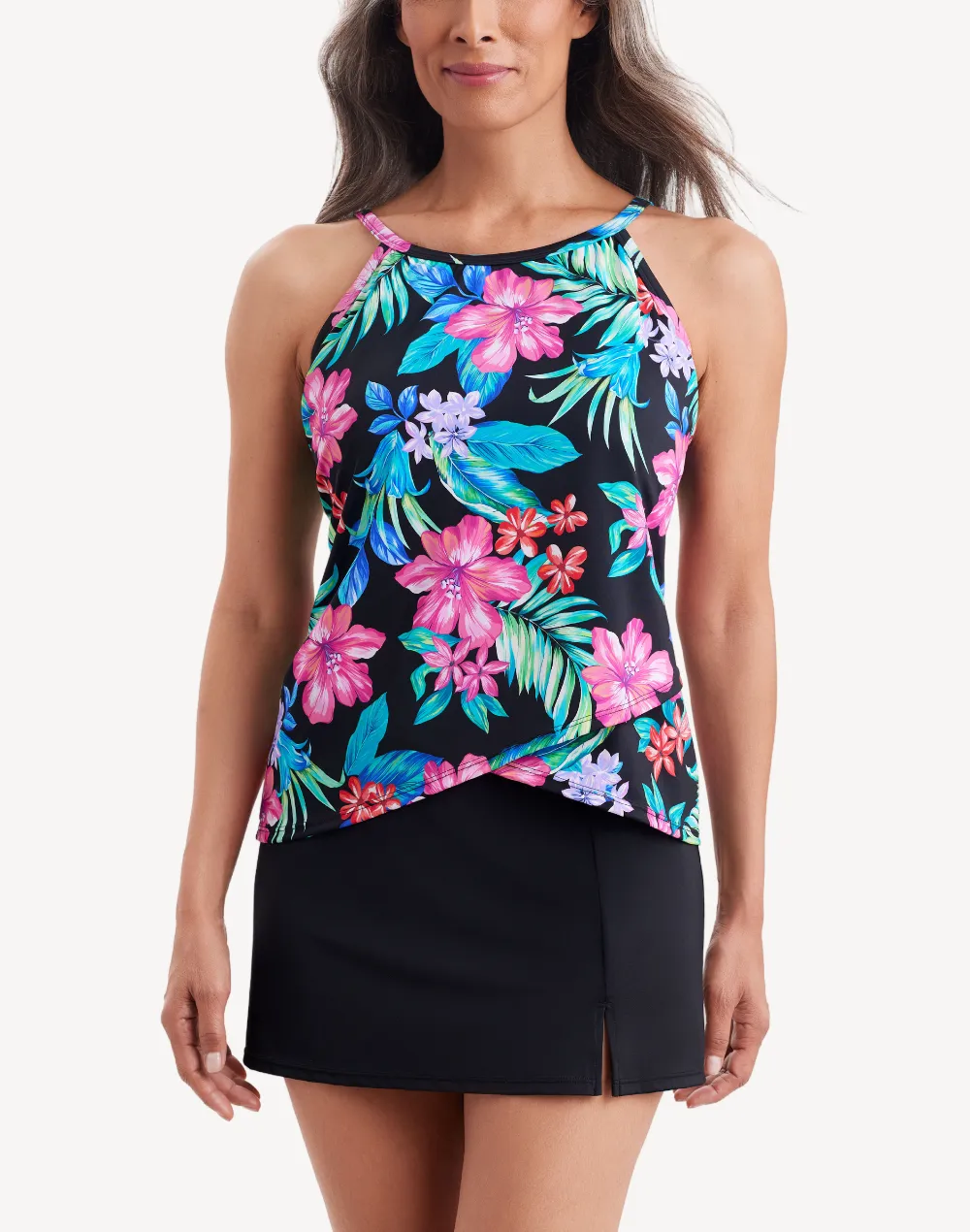 Island Hopping High Neck Tankini Top sold by swimco product image thumbnail 3