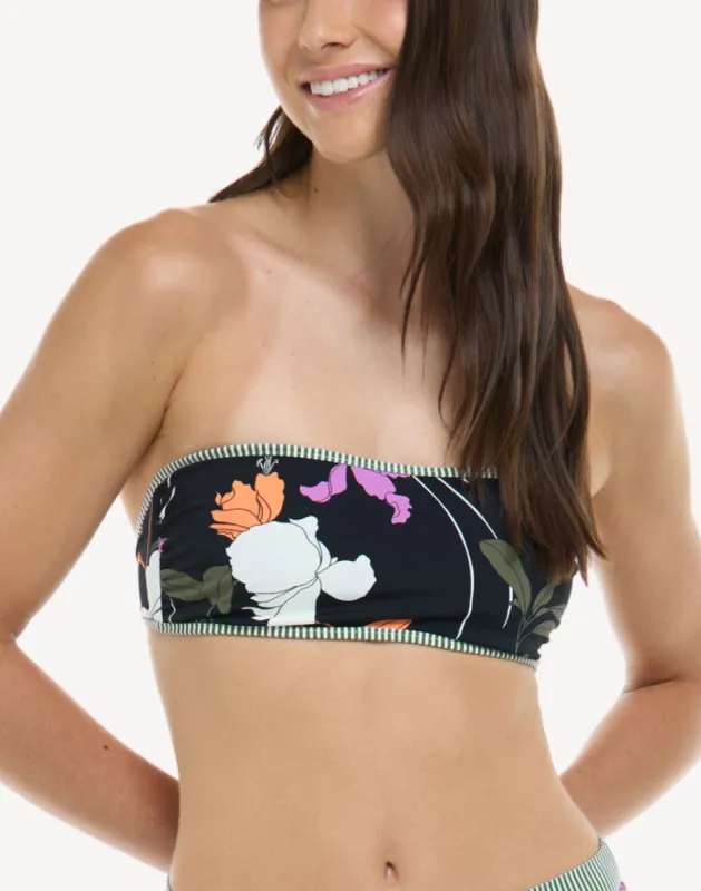 Dreamy Kai Reversible Bandeau Bikini Top made by Body Glove