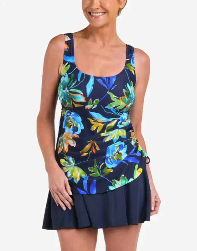 Vineyard Adjustable Tank Swimdress sold by swimco