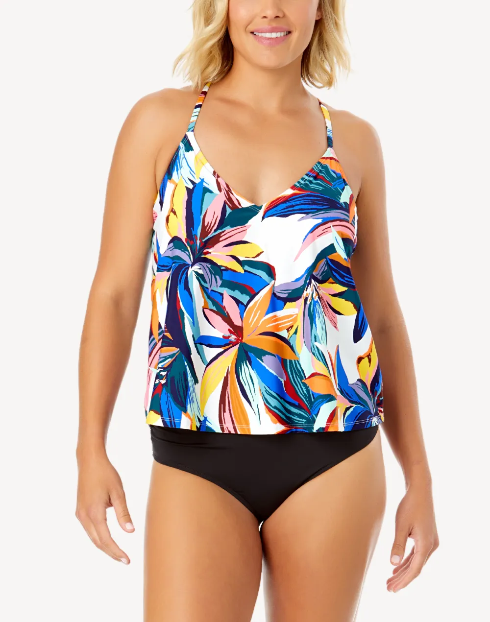 Riviera Floral Easy Triangle Tankini Top sold by swimco product image thumbnail 3
