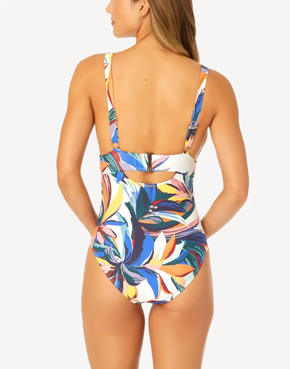 Riviera Floral Soft Band One Piece Swimsuit sold by swimco product image thumbnail 2