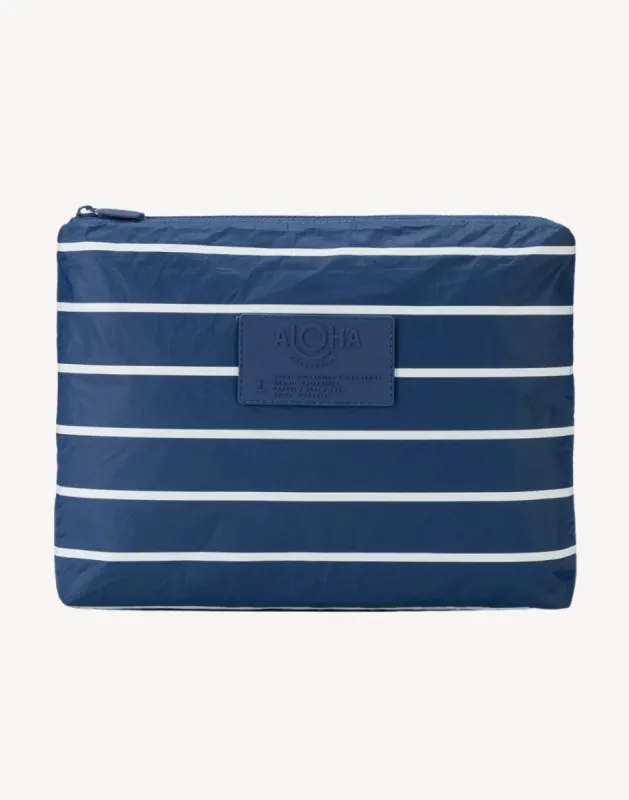 Pinstripe Mid Size Pouch sold by swimco