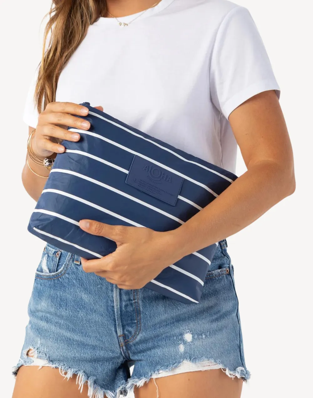 Pinstripe Mid Size Pouch sold by swimco product image thumbnail 2