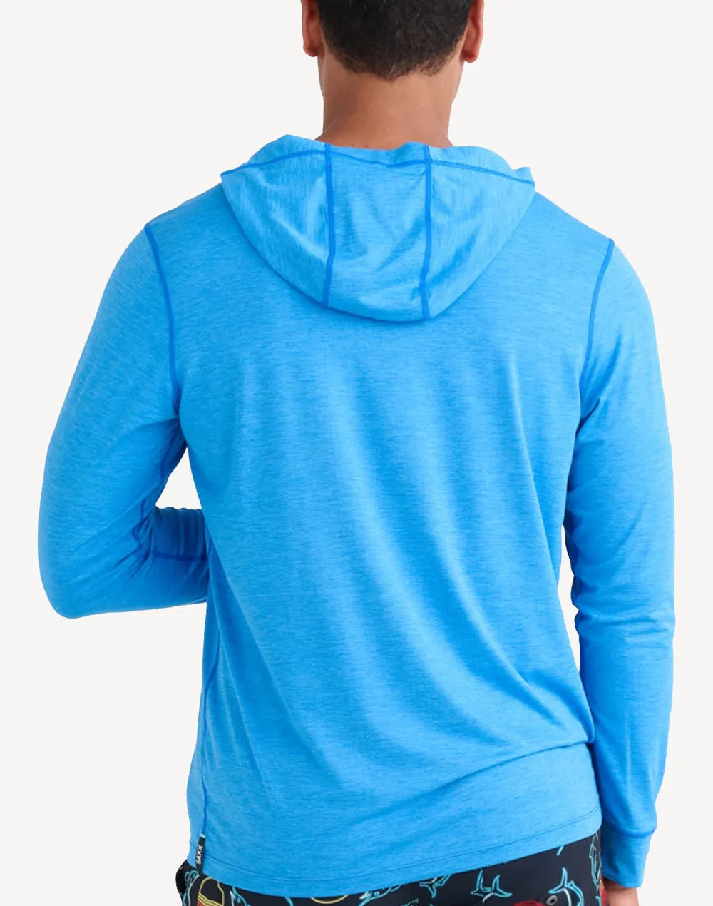 Men's Droptemp UPF 50 Hooded Long Sleeve Swim Shirt sold by swimco product image thumbnail 2
