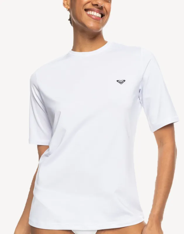 Women's Enjoy Waves UPF 50 Short Sleeve Swim Shirt sold by swimco
