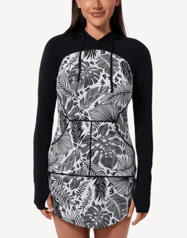 Forest Blast UPF 50 Hooded Dress Cover Up sold by swimco
