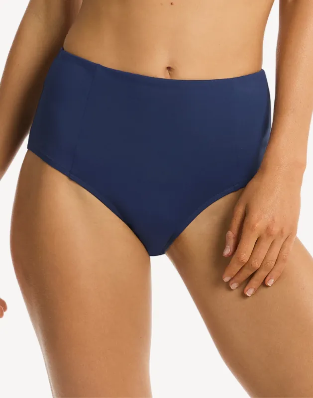 Infinity High Waist Bikini Bottom sold by swimco