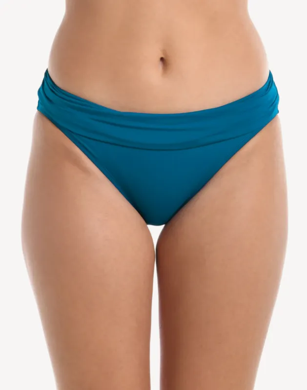 Island Goddess Shirred Band Bikini Bottom sold by swimco