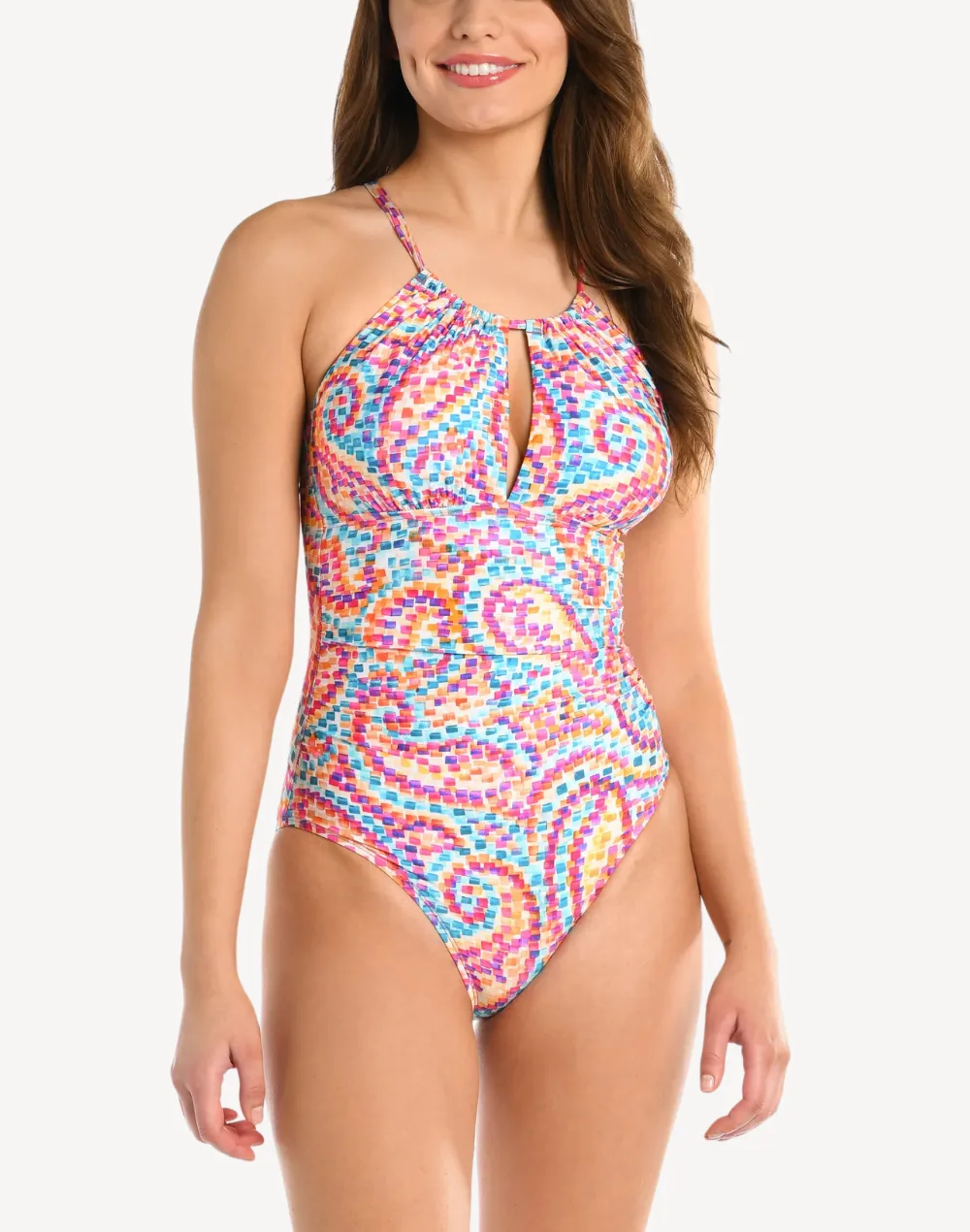 Pebble Beach Keyhole One Piece Swimsuit sold by swimco
