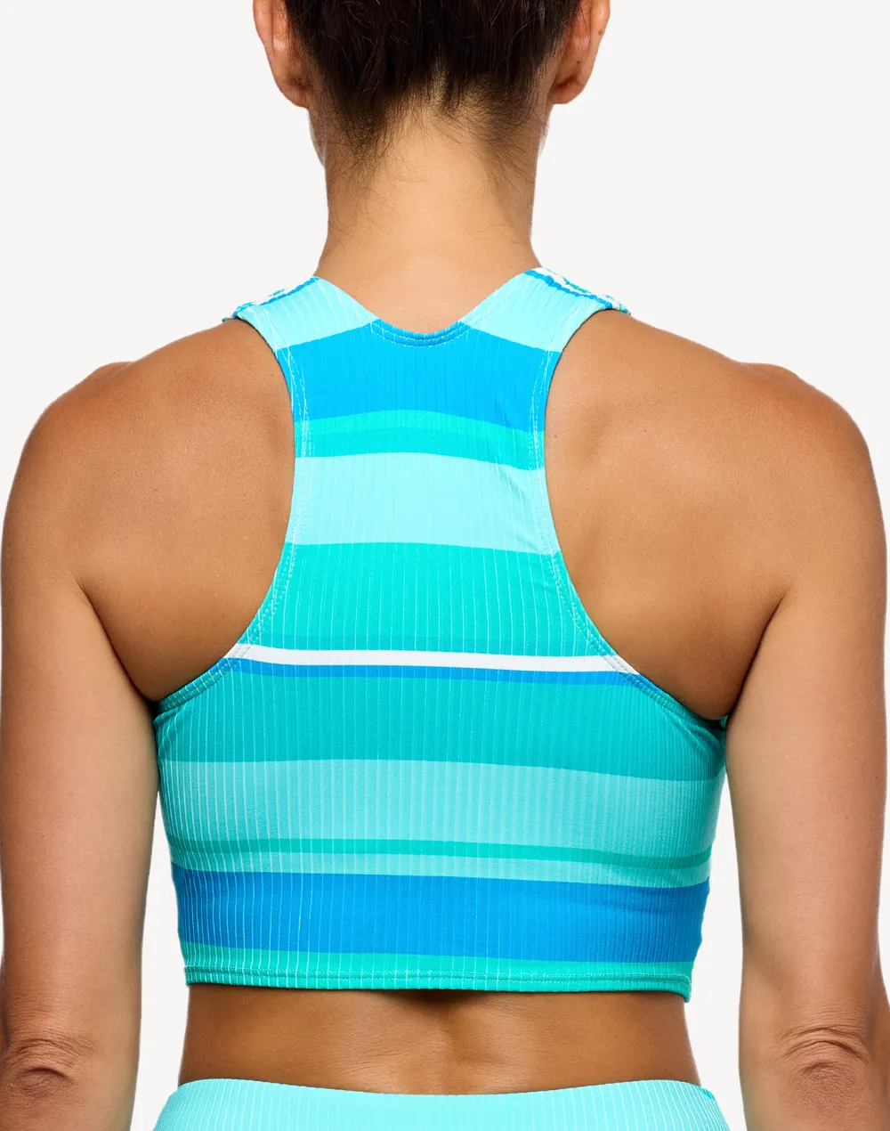 Bermuda Stripe Static Crop Bikini Top sold by swimco product image thumbnail 2