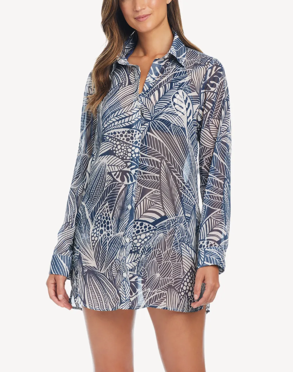 Bali Breeze Chiffon Shirt Cover Up sold by swimco