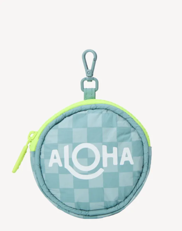 Low Tide Petite Check Cutie Pouch sold by swimco