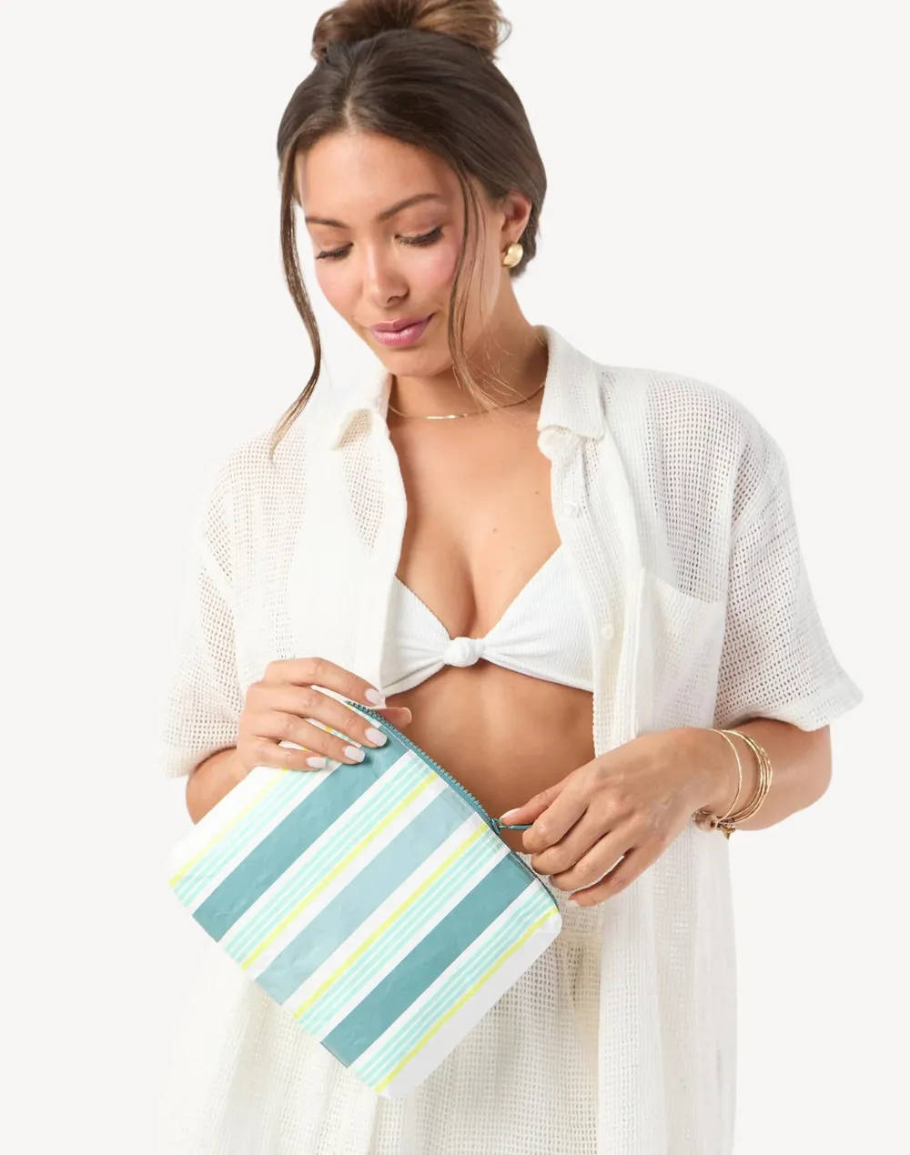 Nice Stripes Small Size Pouch sold by swimco product image thumbnail 3