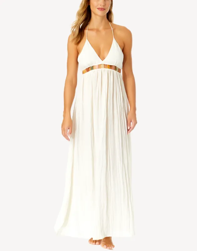 Mirage Jewel Halter Maxi Dress sold by swimco