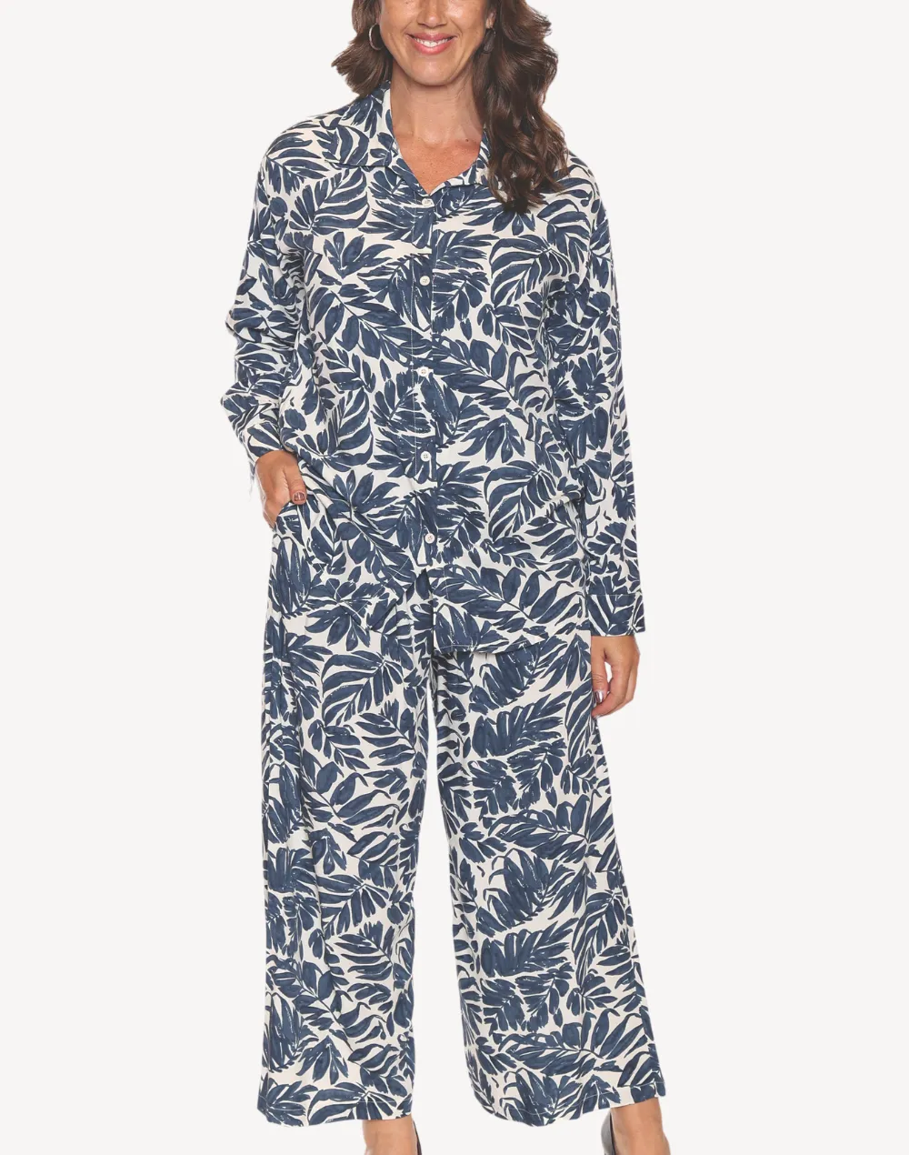 Tropic Leaves Beach Cover Up Set sold by swimco