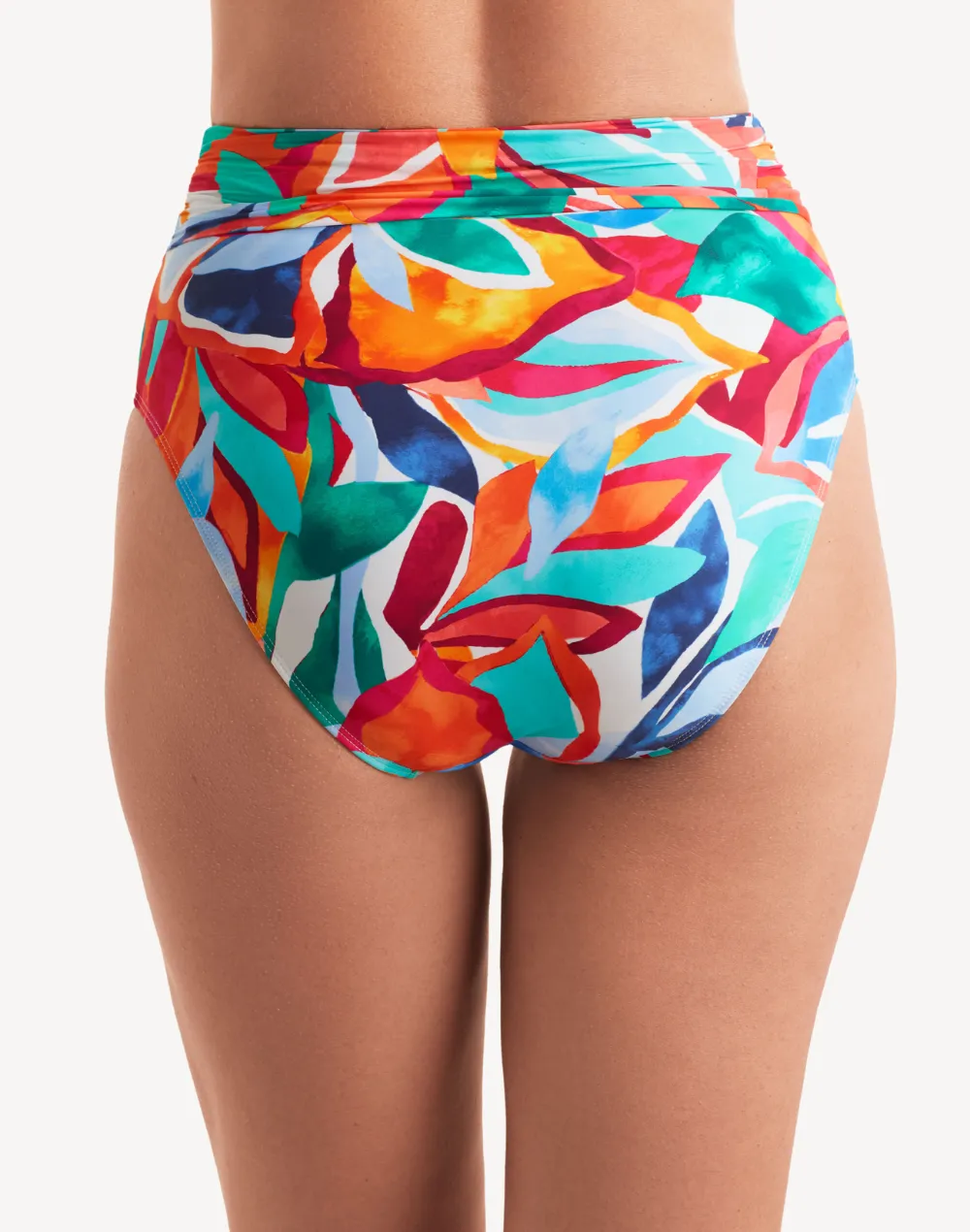 Radiant Floral Morgan High Waist Bikini Bottom sold by swimco product image thumbnail 2