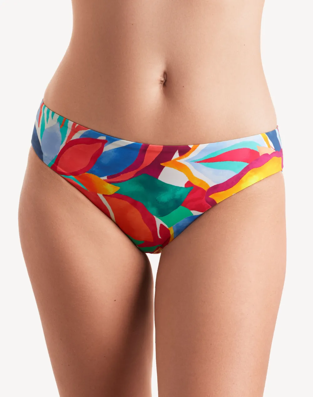 Radiant Floral Logan Mid Bikini Bottom sold by swimco