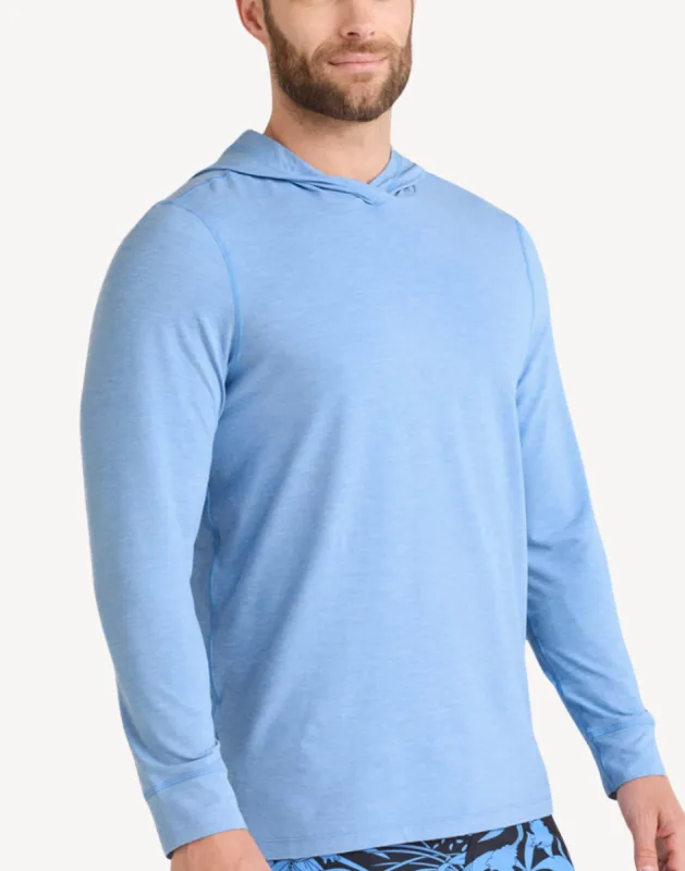 Men's Droptemp UPF 50 Hooded Long Sleeve Swim Shirt sold by swimco