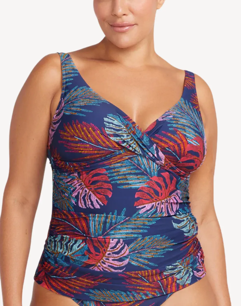 Nu Ornar Delacroix Plus Size Tankini Top sold by swimco