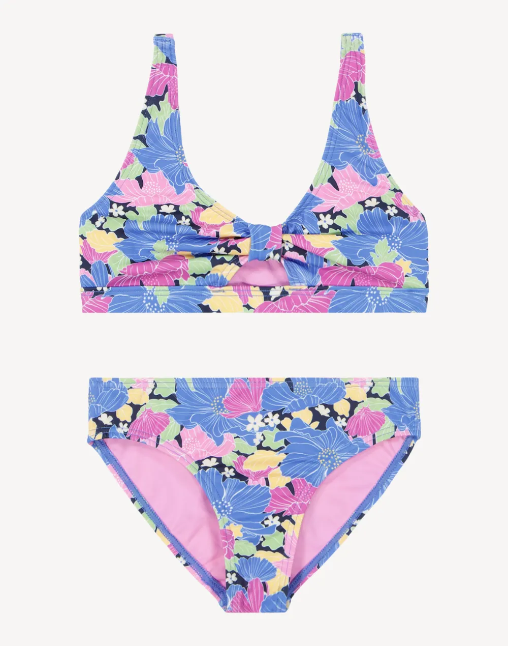 Girls Outline Floral Bikini Set sold by swimco
