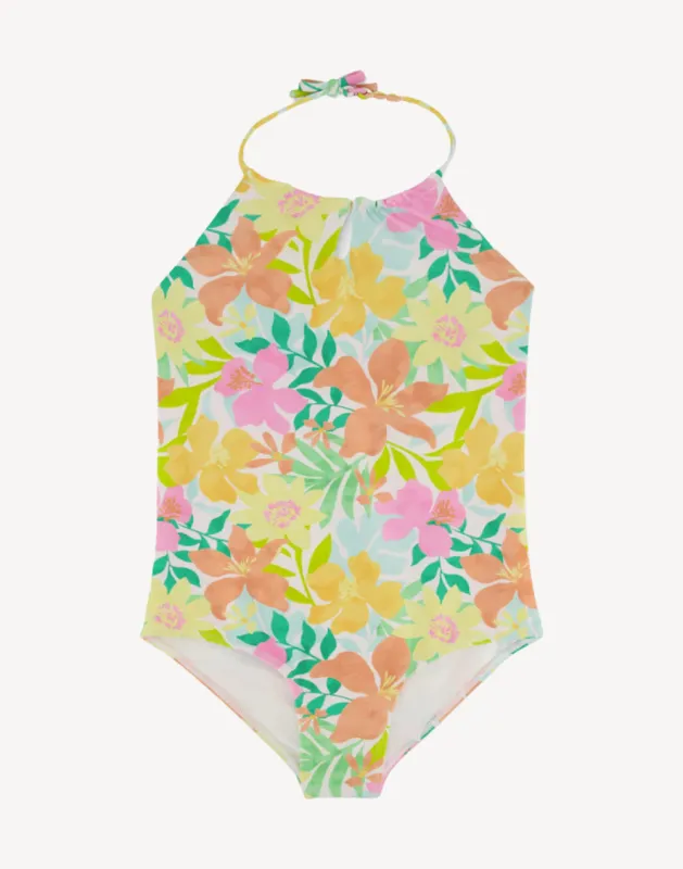 Girls Sweet Aloha High Neck One Piece sold by swimco