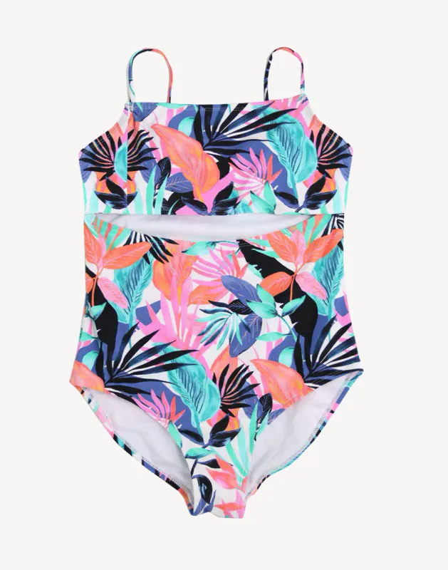 Girls She's Like Summer Zee Keyhole One Piece sold by swimco