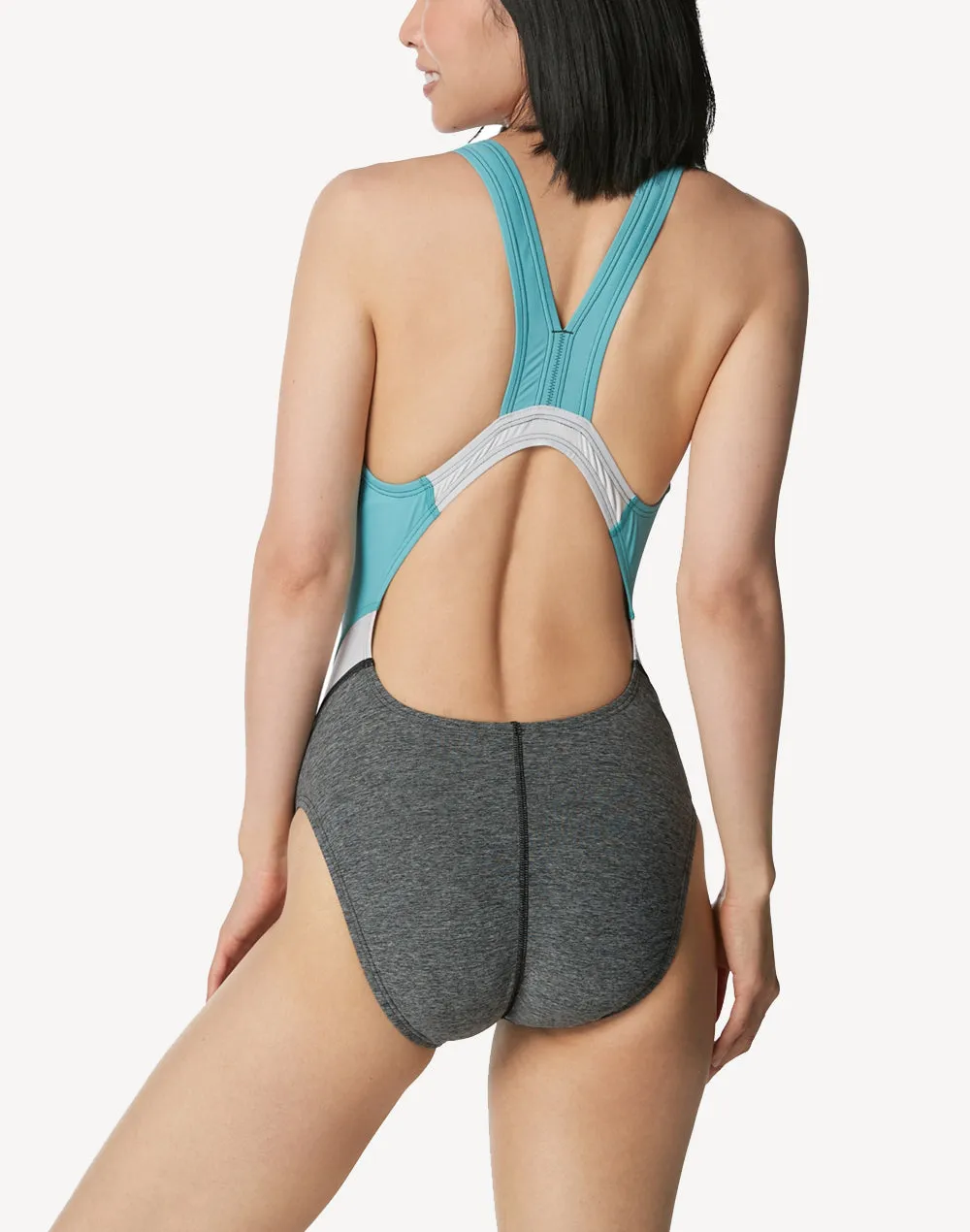 Heather Quantum Fusion Splice One Piece Swimsuit sold by swimco product image thumbnail 2