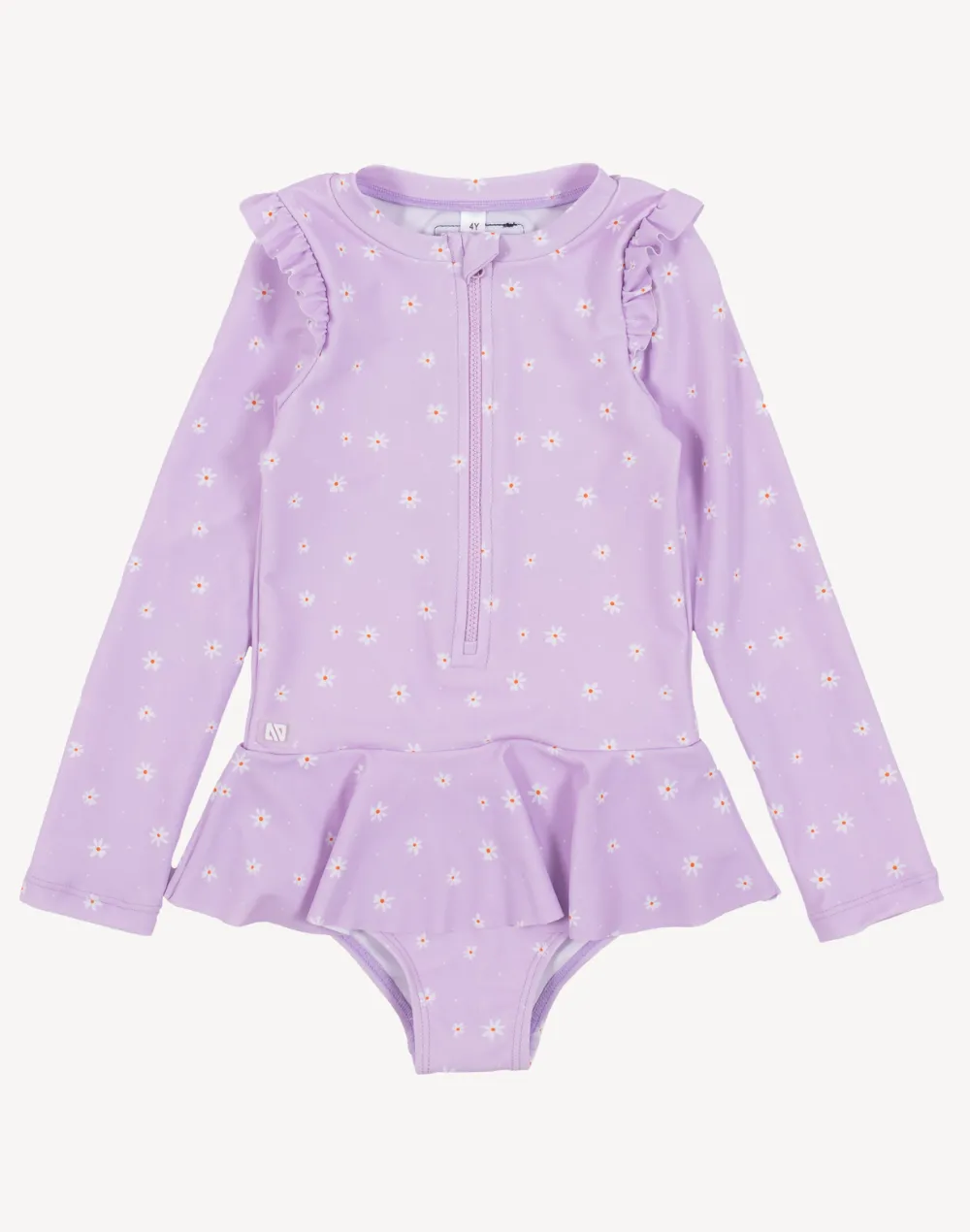 Infant Girls Daisies UPF 50 Paddle Suit sold by swimco