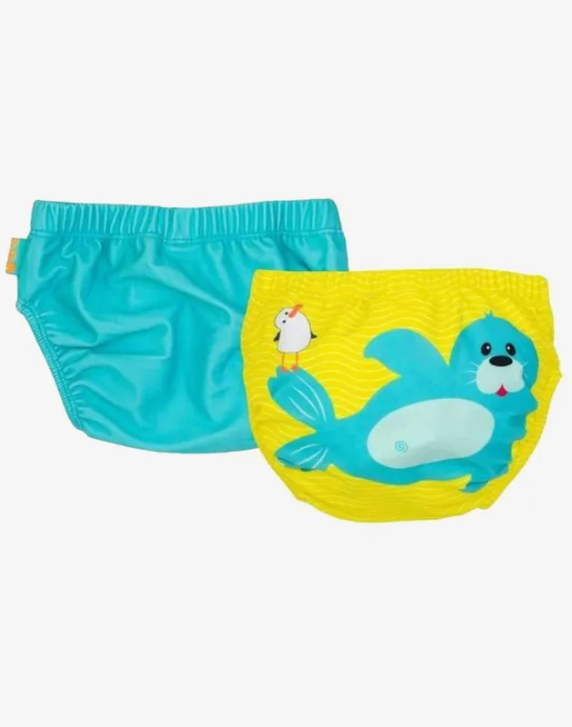 2 Pack Reusable Swim Diaper sold by swimco