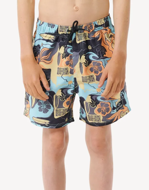 Boys Shred Revival Swim Trunk made by Ripcurl