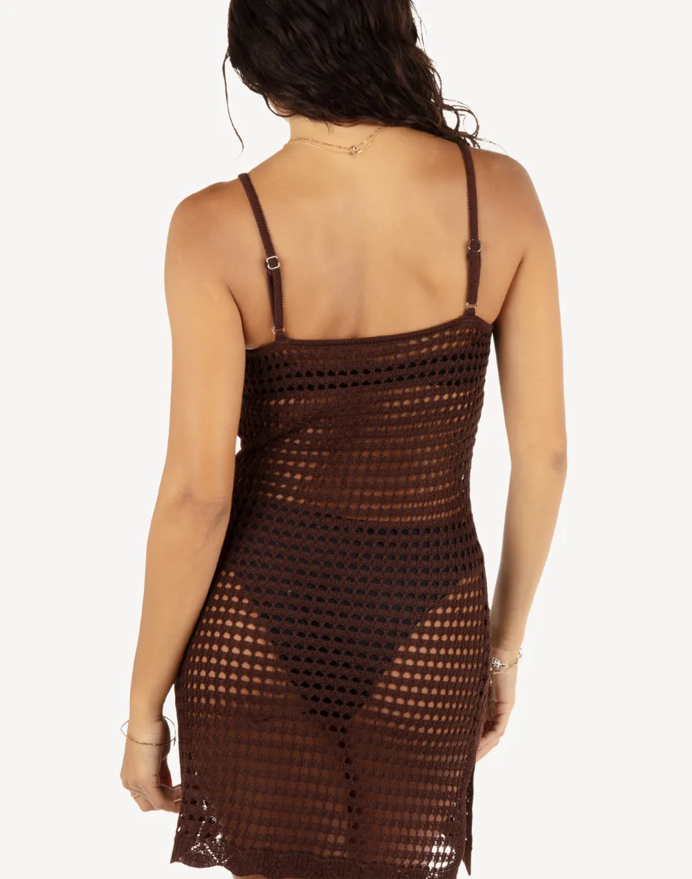 Crochet Mini Dress Cover Up sold by swimco product image thumbnail 2