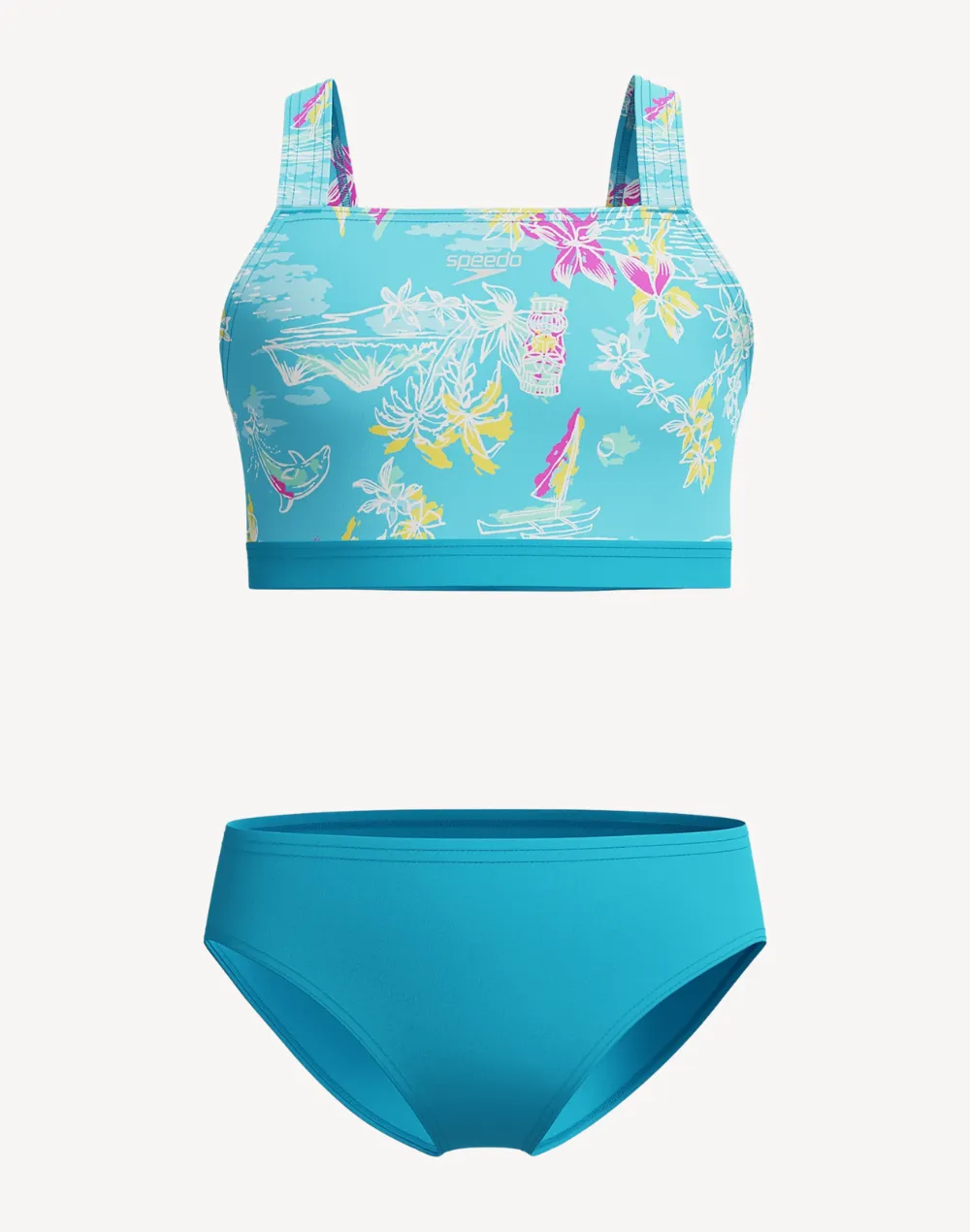Girls Print Tie Back Bikini Set sold by swimco