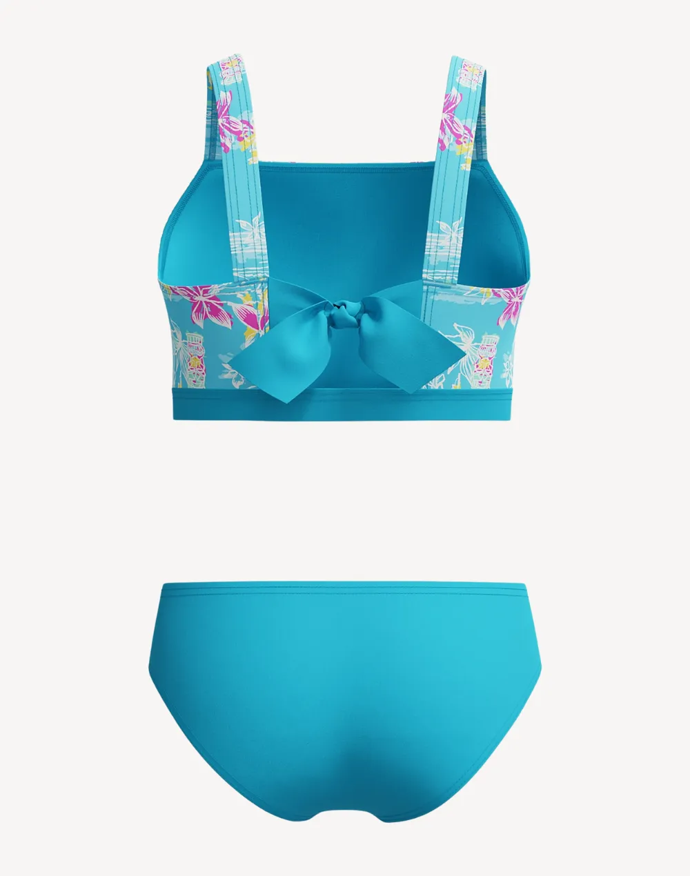 Girls Print Tie Back Bikini Set sold by swimco product image thumbnail 2