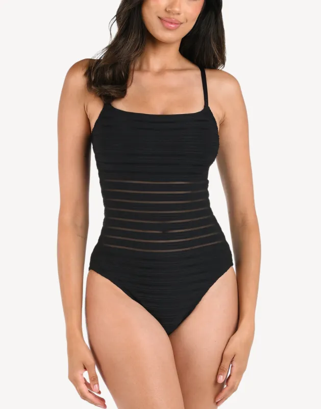 Fluid Lines Lingerie One Piece Swimsuit sold by swimco