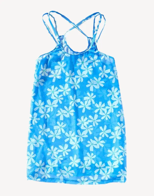 Girls Wild Daisies Mesh Dress sold by swimco