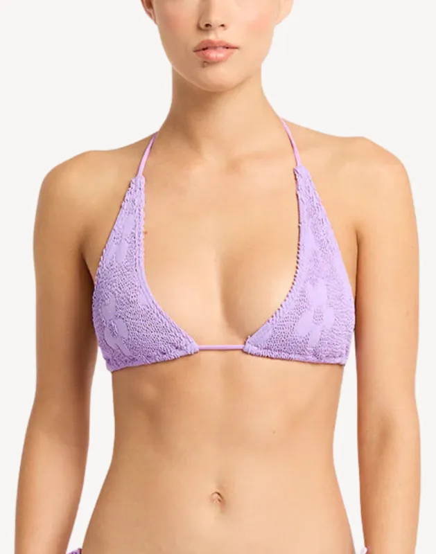 Cornflower Sofie Triangle Bikini Top sold by swimco