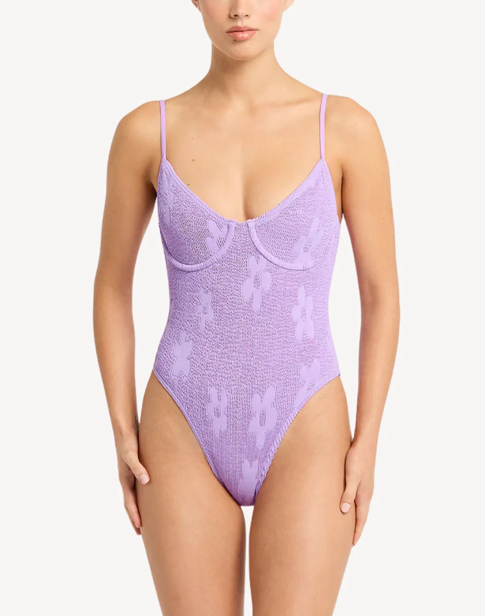 Cornflower Gracie One Piece Swimsuit sold by swimco