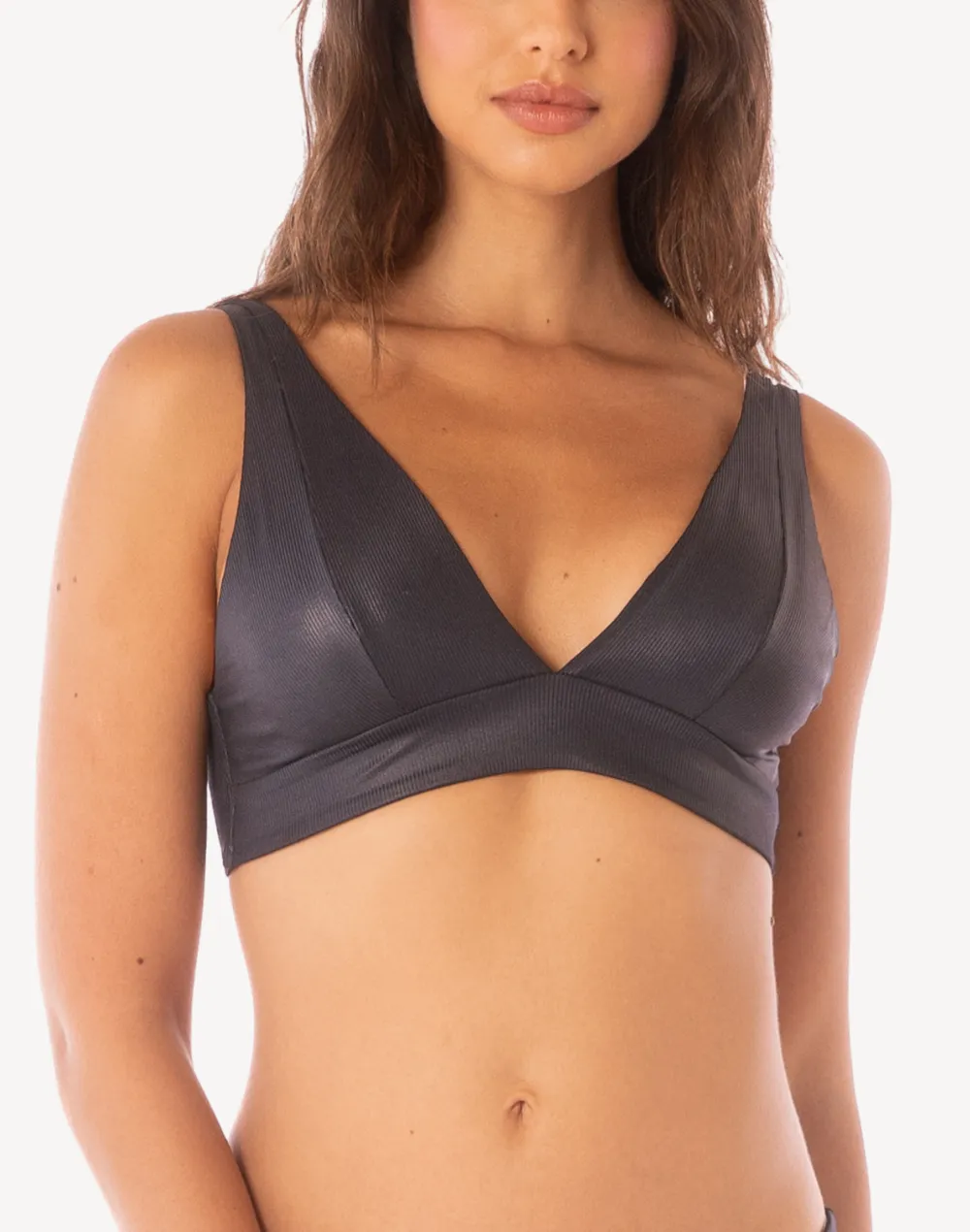 Road Trip Dancer Paradisial Long Line Reversible Bikini Top sold by swimco