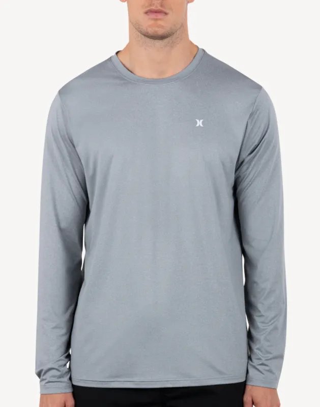 Men's Hybrid UPF 50 Long Sleeve Swim Shirt sold by swimco