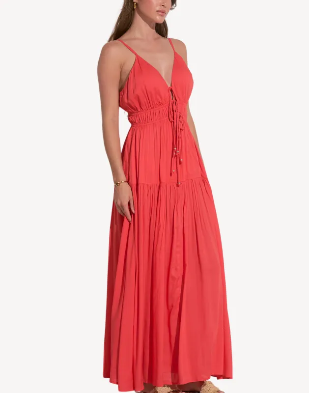 Spaghetti Strap Maxi Dress sold by swimco