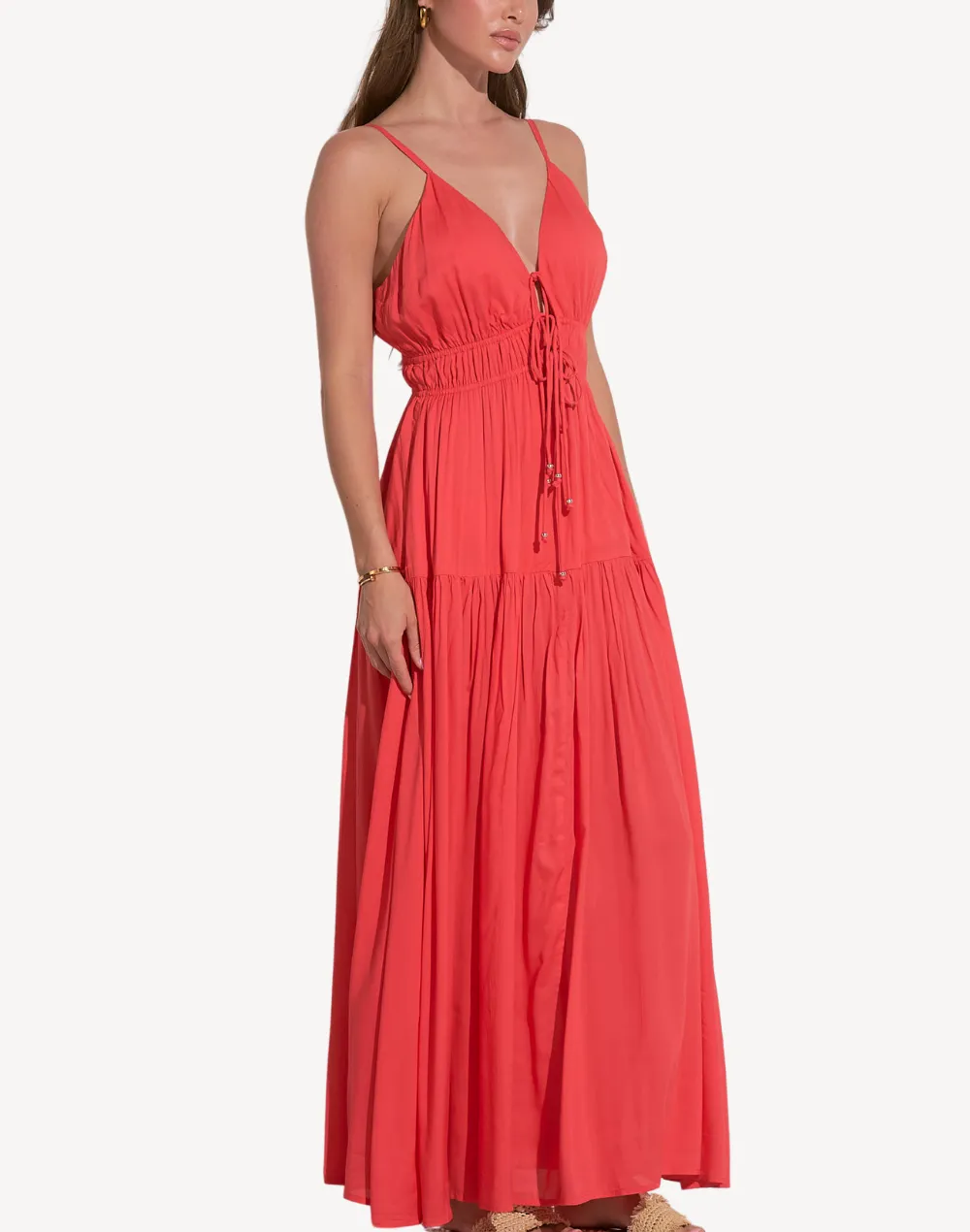 Spaghetti Strap Maxi Dress sold by swimco