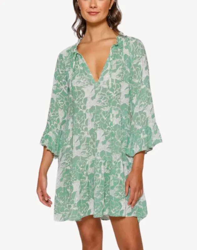 Blooms Boho Short Dress sold by swimco