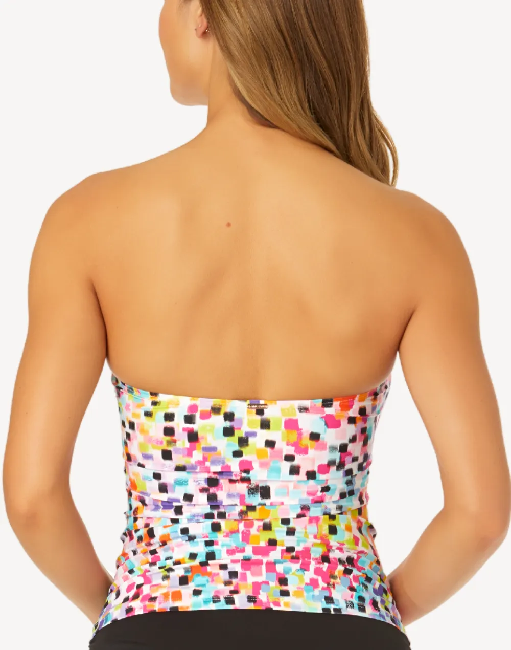 Abstract Dot Liz Twist Front Tankini Top sold by swimco product image thumbnail 2