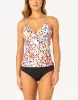 Abstract Dot Drape D/DD Tankini Top sold by swimco