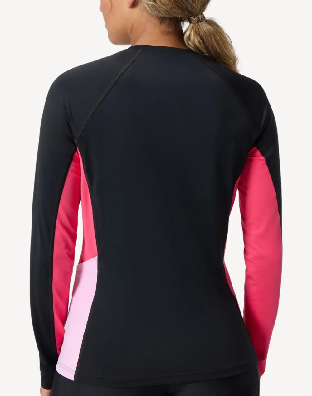 Women's Colourblock UPF 50 Long Sleeve Swim Shirt sold by swimco product image thumbnail 2
